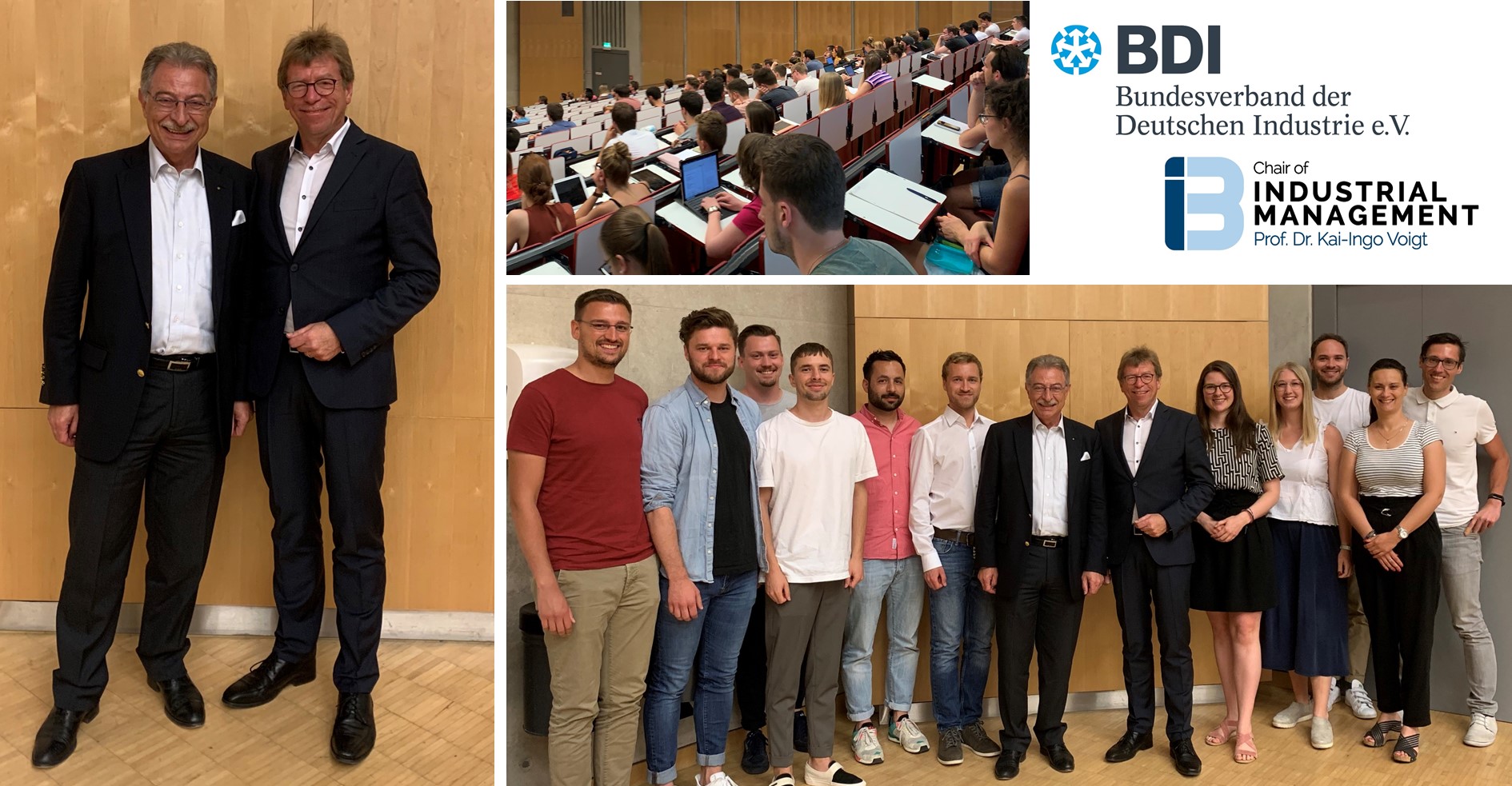 Zum Artikel "Highly interesting guest lecture about “Industrial Digitalization Strategies” by Prof. Dieter Kempf (President of BDI)"