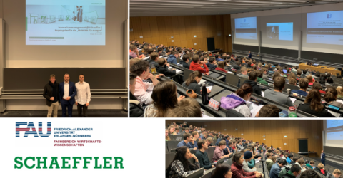 Towards entry "Excellent guest lecture on “Shaping the Mobility of Tomorrow” by Dr. Daniel Kiel, Innovation Manager @Schaeffler"