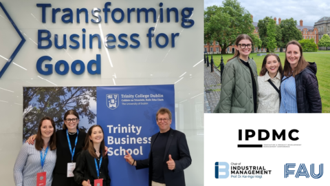 Towards entry "Transforming Business for Good: The Chair of Industrial Management takes part in the IPDMC in Dublin"