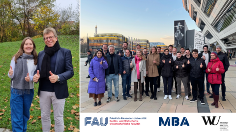 Zum Artikel "MBA class 2024-2026 on tour to WU Vienna"