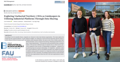 Towards entry "Take a Look at our latest Research on the Role of SME CEOs in Data Sharing on Industrial Platforms!"